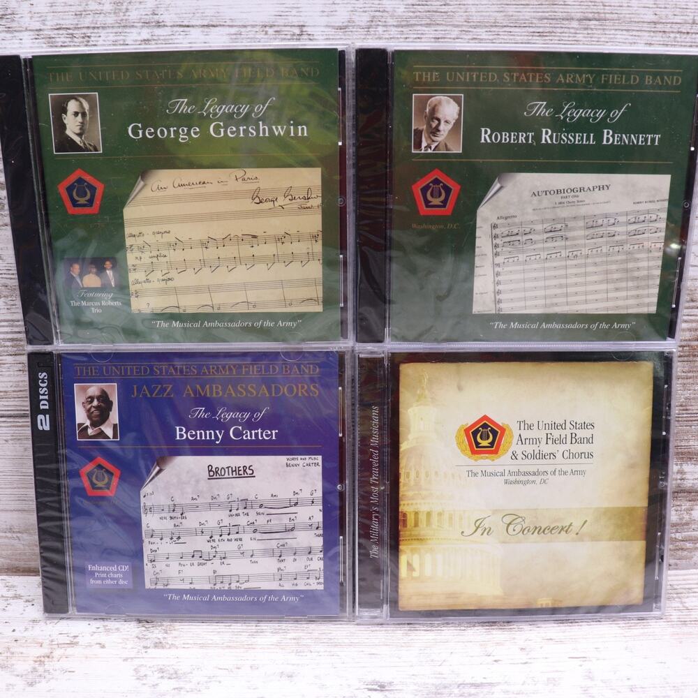 The United States Army Field Band & Soldiers' Chorus Lot of 4 CDs NEW Sealed